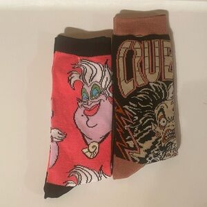 Fun Novelty Socks / Featuring Villains / Set of 2
